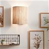 Lightbox Wandleuchte Seegras-Schirm 26x23 cm, dimmbare Leuchte | Faretto da parete con paralume in seagrass, 26 x 23 cm, dimmerabile, E27