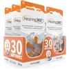 Hearing360 30 Pile Modello 13 Arancione (PR48) - 5 Confezioni da 6 Batterie per Apparecchi Acustici 1,45V - Pile Acustiche Rayovac Varta Extra
