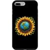 Planet Earth Sunflower Earth Day Custodia per iPhone 7 Plus/8 Plus Girasole Giornata della Terra Salva La