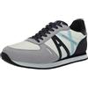 Armani Exchange Rio, Essential, Side Logo, Scarpe da Ginnastica Uomo, Navy Op White, 41.5 EU