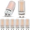 Goopig GU10 Lampadine LED Mais 3,5W Bianco Caldo 2700K, Equivalenti a 50W Lampada Alogena, 385 Lumen, Cilindrica Trasparente T22, Senza Sfarfallio, Non Dimmerabile, Angolo Del Fascio 360°, 6 Pezzi