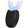 WingFly Spazzolino Ad Ultrasuoni Automatico, Spazzolini ad Ultrasuoni a 360 ° Spazzolino Elettrico e Kit di Sbiancamento dei Denti, Spazzolino da Denti per Ricarica (Nero)