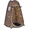 RELAX4LIFE Tenda Fasciatoio Pop-up, Doccia Pieghevole con Finestra e Paravento in Fibre di Poliestere per Trekking, 120 X 120 X 190cm (MODELLO 2)