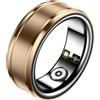 Sxhlseller Smart Ring - Nuovo NFC Smart Ring Fitness Tracker con 5g Design Ultra Leggero, IPX5 Impermeabile Ricaricabile Health Monitor Sport Anello (Misura 23 Diametro interno: