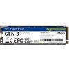 Timetec 256GB NVMe SSD PCIe Gen3x4 8Gb/s M.2 2280 3D NAND TLC 350TBW Cache SLC ad alte prestazioni Velocità di lettura/scrittura fino a 2000/1600 MB/s Unità a stato solido interna