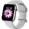Higgs Cinturino Sportivo in Silicone Morbido Compatibile con Apple Watch 38/40/41/42/44/45/46/49mm-Cinturini Compatibile con Serie Ultra 2/10 /9/8 /7/6 /5/4 /3/2 /1 /SE (SE 2) - Uomo e Donna