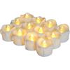 Enegg Candele Tealight a batteria con timer (6 ore su 18 ore fuori ciclo), 12 pz Temporizzazione LED tremolante senza fiamma candele elettriche finte votive in bianco caldo per feste di Natale