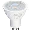 V-TAC Lampadina LED con Attacco GU10, 6,5W (Equivalenti a 60W), 480 Lumen, Luce Bianca Naturale 4000K - Massima Efficienza e Risparmio Energetico