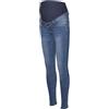 Mamalicious MAMA.LICIOUS MLMILA Slim Jeans A. Noos, Medium Blue Denim, L da Donna
