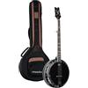 Ortega Guitars Ortega Banjo Raven Series 5-String Inclusive Custodia - BK - Nero (OBJ650-SBK)