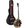 Ortega Guitars Ortega Banjo Falcon Series 5-String Inclusive Custodia - NT - Acero Naturale (OBJ850-MA)