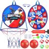 BBjinronjy Canestro Basket da Camera Bambini Freccette Giocattoli (Blu)