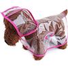 Duories Impermeabile per cani e gatti, impermeabile per cani di piccola taglia media e media taglia, colore rosa