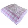 Catherine Lansfield Check and Stripe Trapuntino 170x220 rosa