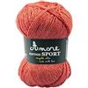 BORGO DE' PAZZI FIRENZE 10 Gomitoli Cotone (Salmone) da 50g, Filati Cotone per Uncinetto e Ferri, Per Maglieria Fai da Te, Filato per Uncinetto e Ferri Made in Italy, BORGO DE' PAZZI FIRENZE