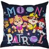Theonoi Federa per cuscino decorativo per bambini, 40 x 40 cm, senza imbottitura, senza cuscino, in cotone (Paw)