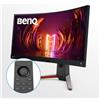BENQ Monitor 34" LED VA Curvo Gaming EX3410R 3440x1440 Ultra WQHD Tempo di Risposta 1 ms Frequenza di Aggiornamento 144 (Hz)