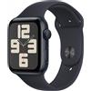 Apple Watch SE GPS 44 mm Cassa in Alluminio Nero con Cinturino colore Nero - MRE73QC/A