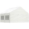 Vidaxl Gazebo con Tetto Bianco 4,46x5,88x3,75 m in Polietilene