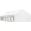 Vidaxl Gazebo con Tetto Bianco 13,38x5,88x3,75 m in Polietilene