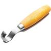 Morakniv Carving Hook 162 - Coltello fisso misto, manico: betulla naturale, lama: 52 mm