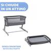 CHICCO Culla Chicco Next2Me Go Dark Grey Richiudibile con Materasso e Borsa da Viaggio