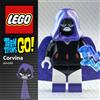 LEGO ⭐ LEGO Corvina / Raven Dimensions Minifigure dim048 originale Teen Titans Go