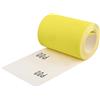 Shineboc Rotolo di Carta Abrasiva Giallo, 93mm x 5m, Grana 80, Carta Abrasiva Al Quarzo Per Legno, Metallo, Vernice, Gesso, Stucco, Auto, Compatibile Con Levigatrici A Macchina