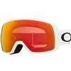 Oakley Flight Tracker S Prizm Ski Goggles Bianco Prizm Garnet/CAT2