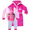 Barbie Ragazze Vestaglia da Notte e Pigiami Rosa 5-6 Anni