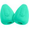 Chew King Premium Treat Dog Toy, giocattolo per cani, XL, estremamente resistente, in gomma naturale, verde, confezione da 2
