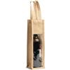Borsa portabottiglie vino in juta personalizzata Roly Nimba personalizzate o neutre