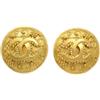 CHANEL Pre-Owned - Orecchini a clip CC 1996 - Donna - placcatura in oro - Taglia unica