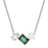 Swarovski Pendente Mesmera, Taglio misto, Verde, Placcato rodio