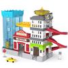 DRIVEN by Battat - Big City Cruisin' (7 pezzi) - Playset città per bambini - Playset auto giocattolo 7 pezzi - Edifici giocattolo, rampe, ascensori e altro ancora - 3 anni +