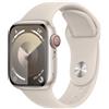 Apple Smartwatch Apple Watch Series 9 41 mm Digitale 352 x 430 Pixel Touch screen 4G Beige Wi-Fi GPS (satellitare) [MRHN3QF/A]