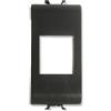 LINK Cover Keystone per Frutti RJ45 Compatibile Gewiss Serie Chorus Nero