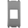 LINK Cover Keystone per Frutti RJ45 Compatibile Vimar Plana Silver