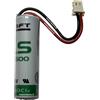 Saft pacco batteria litio 3,6V 2,6Ah connettore Molex DX 0050375023 (5264-002) LS14500-SAET (BAT10034)