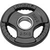 FFitness Disco Peso in Ghisa Gommato Dischi Palestra Bilanciere Olimpico Foro 50mm Piastra Tri-Grip da 2.5 a 20 kg (5, 1 disco)