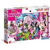 Clementoni Floor Puzzle Minnie Happy Helper-40 pezzi, Multicolore, 25462