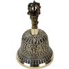 Zap Impex Campanellino tibetano per meditazione e preghiera Dorje Vajra Campanellino buddista ca. 10 cm Regalo di Natale