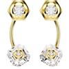 SWAROVSKI ORECCHINI NUMINA, BIANCO, PLACCATO COLOR ORO, 5677980