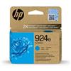 HP CARTUCCIA ORIGINALE HP 924e 4K0U7NE CIANO OfficeJet PRO 8122e AiO