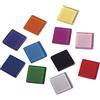 Rayher 14540999 Tesserine Per Mosaico Trasparenti, Acrilico, Dimensione 1X1cm, Quadrati, Colori Misti, Box Blister Da 205 Pezzi, Per Lavori Creativi, Fai-Da-Te