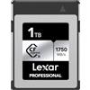 Lexar Professional Serie SILVER Scheda CFexpress tipo B 1TB, fino a 1750MB/s in lettura, scheda di memoria CF adotta PCIe Gen3x2, compatibile con DSLR, retro con fotocamera XQD (LCXEXSL001T-RNENG)