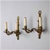 Coppia di Applique Antiche in Stile Bronzo Italia XX Secolo