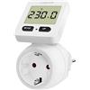 LogiLink EM0004 Misuratore di Costi energetici, Display Girevole a 180°, Bianco
