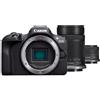 Canon [Pronta consegna] Kit Fotocamera Mirrorless Canon EOS R100 + Obiettivo RF-S 18-45mm IS STM + Obiettivo RF-S 55-210mm F/5-7.1 IS STM - Prodotto in Italiano [Prodotto ufficiale - Garanzia Canon 2 Anni]