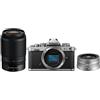Nikon Kit Fotocamera Mirrorless Nikon Z FC + Obiettivo Nikkor Z 16-50mm F/3.5-6.3 VR + Obiettivo 50-250mm F/4.5-6.3 (VOA090K003) - Prodotto in Italiano